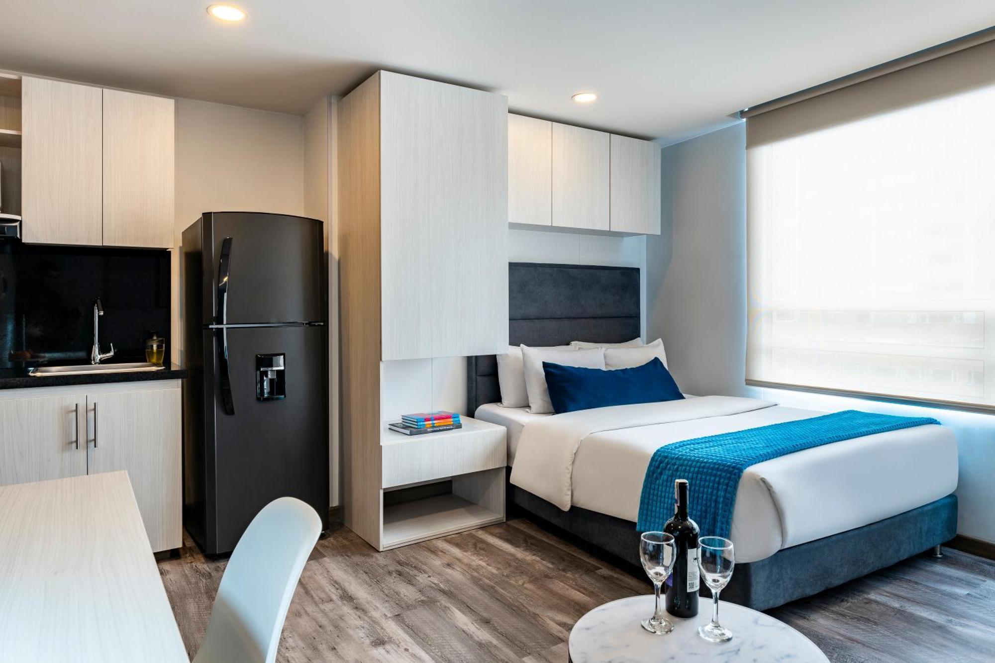 Torre Acqua Lofts - Downtown Bogota 아파트 객실 사진